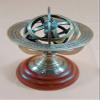 A HALLOWEEN STORE Nautical Collectible Home Decor Brass Zodiac Globe Table Top 5" Armillary Sphere view 1