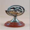 A HALLOWEEN STORE Nautical Collectible Home Decor Brass Zodiac Globe Table Top 5" Armillary Sphere view 4