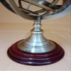 A HALLOWEEN STORE Handmade Celestial Engraved Zodiac Table Top Decor Brown Antique Brass Armillary Sphere Globe Gift view 3