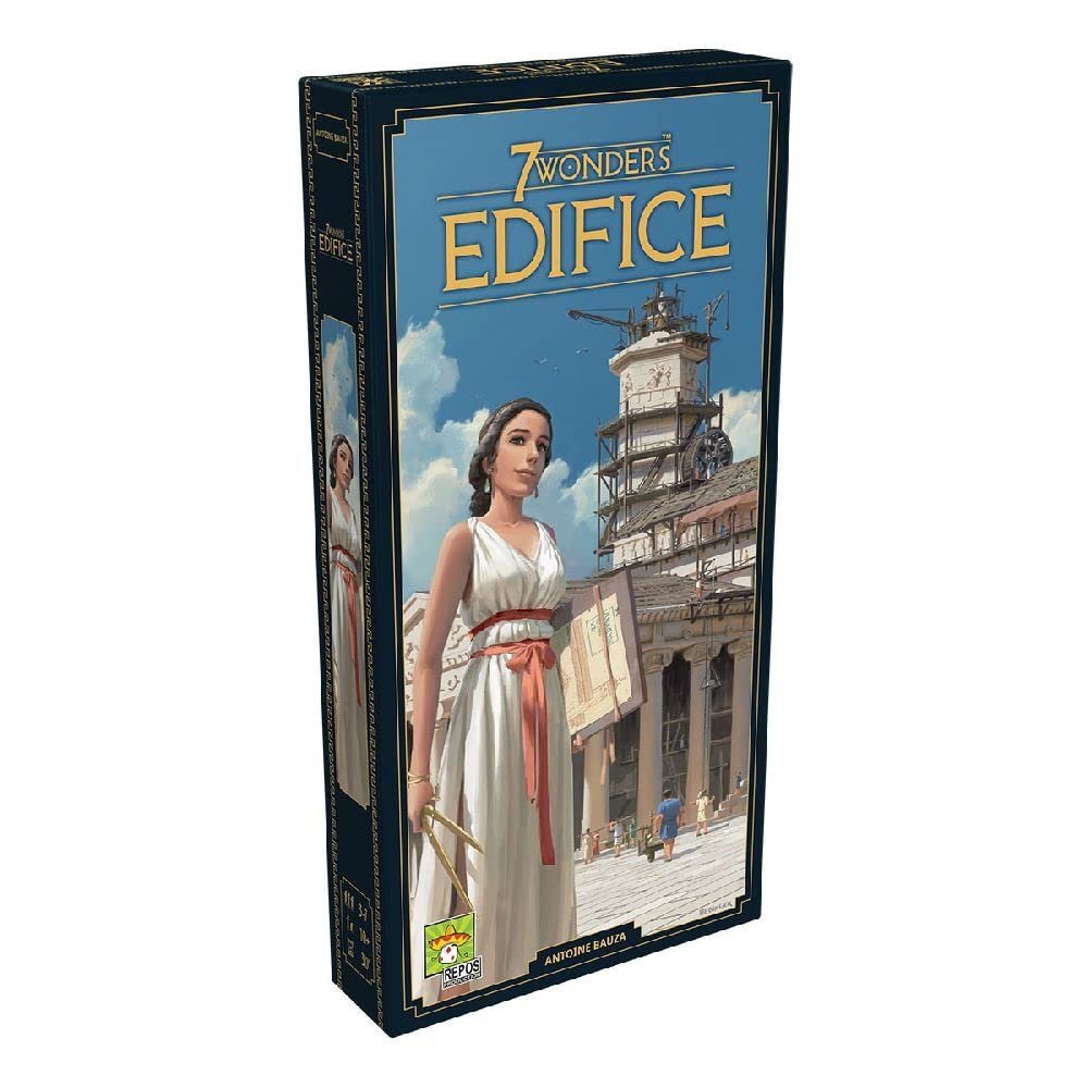 Asmodee 7 Wonders - Edifice, Expansion, Connoisseur Game, Strategy Game, 3-7 Players, from 10+ Years, 30 Minutes, German