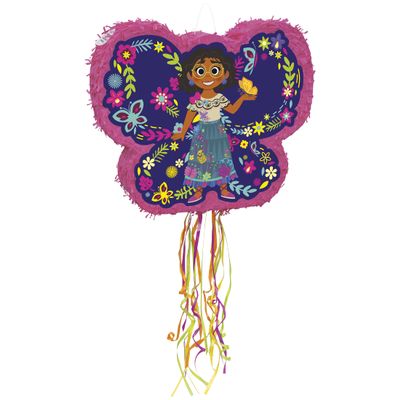 Unique Disney Encanto Butterfly Drum Pull Pinata, 1 Count - Unique Celebration Addition, Perfect for Kids' Parties & Entertainment