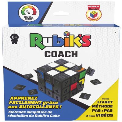 RUBIK'S Cube Coach 3X3 - Magic Cube - Educational Puzzle Game for Adults and Children - Colour Matching - Problem Solving - Children's Toy 8 Years and Above