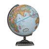 Zurich 12" Diameter Globe, USA Cartography with Raised Mountain Relief and Sturdy Diecast Base.. With its combination of classic styling and contemporary finish, the Athens Canvas 12" Blue Ocean map is a breath taking globe. view 1