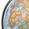 Zurich 12" Diameter Globe, USA Cartography with Raised Mountain Relief and Sturdy Diecast Base.. With its combination of classic styling and contemporary finish, the Athens Canvas 12" Blue Ocean map is a breath taking globe. view 3