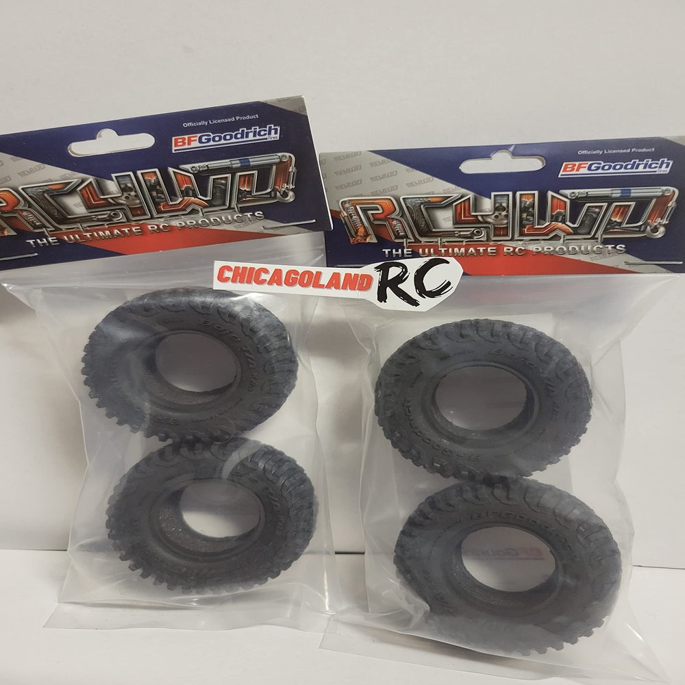 4 RC 4 W D 1.0" BFG T/A KR3 Tires Z-T0202 1.0 1.0" AXIAL SCX24 Crawler Includes CHICAGOLAND RC Sticker