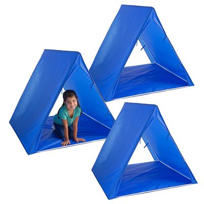 Bulk Blue Sleepover Tents Kit, 3 Piece