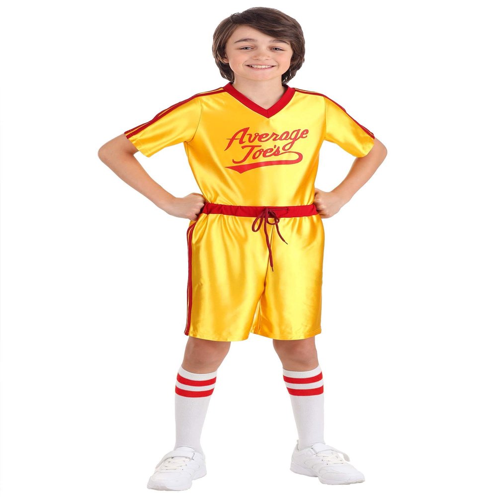 Fun Costumes Dodgeball Average Joe's Kid's Costume - X-Large, Yellow