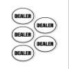 5 Pack - Casino Poker Game Accessory Dealer Markers/Buttons - 2.25 Inch view 1