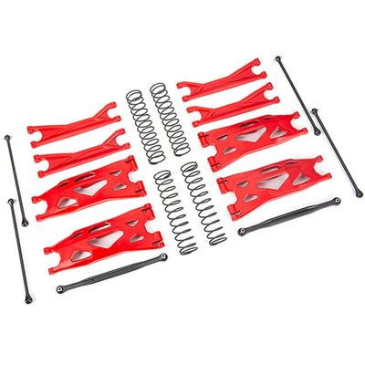 Traxxas 7895 Black Suspension Kit: X-Maxx WideMaxx (RED)