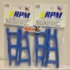 2 Pack RPM 80705 Front Rear Blue A-Arms Includes CHICAGOLAND RC Sticker Fits T R A X X A S 4x4 Slash RUSTLER 4X4 Stampede HOSS view 1