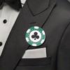 8 Pack - Casino Poker Chip Pinback Buttons - 2.25 Inch view 4