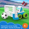 Fisher-Price Electronic Soccer Game Goaldozer Toy Motorized Net with Lights & Sounds for Preschool Sports Play Ages 3+ Years view 2