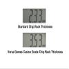 Versa Games 10 Clear Acrylic Poker Chip Trays with Cover - Casino Grade - 30% Thicker Than Standard Chip Trays - For Standard Size Poker Chips & Clay Poker Chips - 10 Chip Racks - Each Holds 100 Chips view 4
