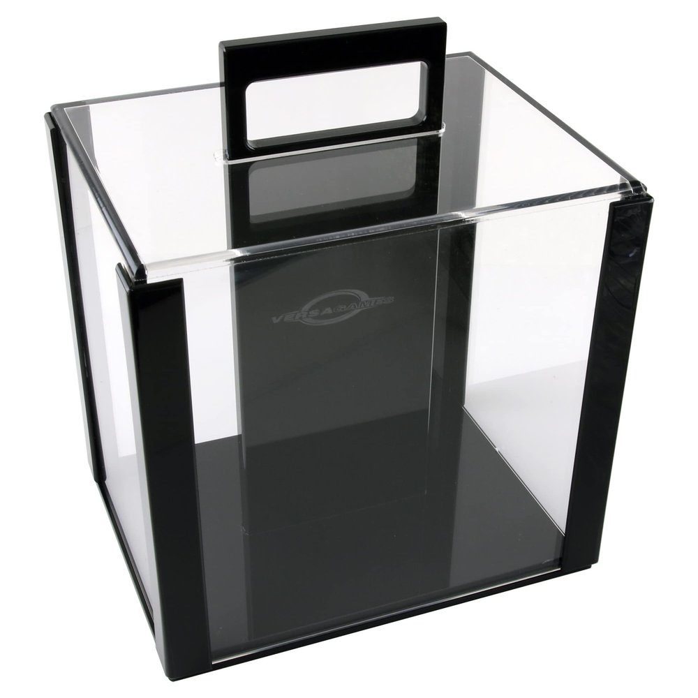 Versa Games 1000pc Acrylic Poker Chip Carrier Holder Casino Grade Thicker Than Standard Poker Chip Case Holders Holds 10 Poker Chip Trays