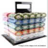 Versa Games 1000pc Acrylic Poker Chip Carrier Holder  Casino Grade  Thicker Than Standard Poker Chip Case Holders  Holds 10 Poker Chip Trays view 3