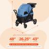 Baby Trend Navigator 2-in-1 Stroller Wagon, Dash Blue view 3