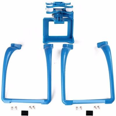 ABZEKH Drone Accessories for CYMARC X8W X8G for X8HC X8HW X8HG for BAYANGTOYS X16 for RC Camera Bracket Large Curved Long Legs Drone Spare Parts Landing Gear Upgrade for Ve (Color : Blue)