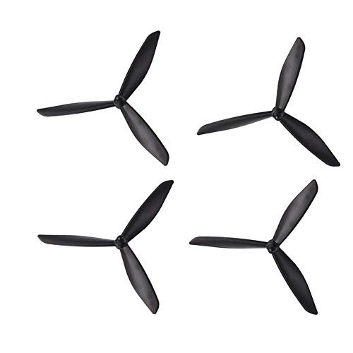 ABZEKH Drone Accessories Toys for Bayang X16 X21 Remote Control quadrocopter Spare for Parts Upgrade Triangle Blade Black White 20 Pieces 1pack (Color : Black)
