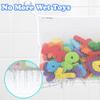 2 x Large Bath Toy Holder, Kids Bath Tub Toy Basket, Corner Mesh Bag, Baby Bathtub Storage Organizer, Bathroom Net Bucket, Toddler Shower Caddy Hanging Bin with 6 Suction Cups, 4 Adhesive Wall Hooks view 2