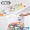 2 x Large Bath Toy Holder, Kids Bath Tub Toy Basket, Corner Mesh Bag, Baby Bathtub Storage Organizer, Bathroom Net Bucket, Toddler Shower Caddy Hanging Bin with 6 Suction Cups, 4 Adhesive Wall Hooks view 4