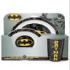 DC Comics Batman Kids 3 Piece Dinnerware Set | Boys & Girls Yellow Superhero Tableware PP Dinner Plate, Bowl And Tumbler Cup view 2