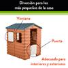 FEBER - Camping Cottage, Playhouse, a Toy House Inspired by Nature and Wood Appearance, with Hinged Windows and Door, Boys and Girls from 1 Year, Famous (FEB05000) view 3