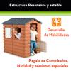 FEBER - Camping Cottage, Playhouse, a Toy House Inspired by Nature and Wood Appearance, with Hinged Windows and Door, Boys and Girls from 1 Year, Famous (FEB05000) view 4