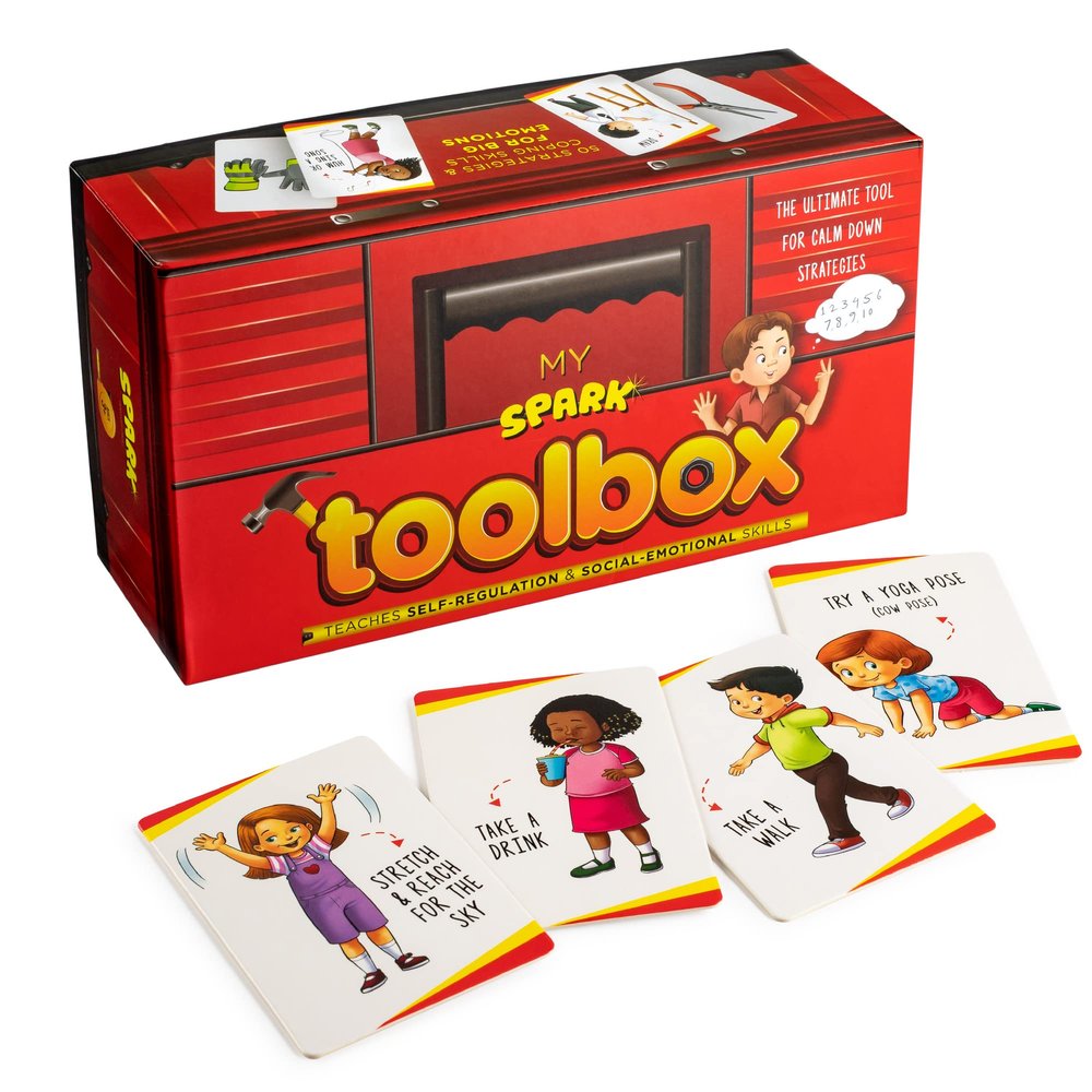 Feelings and Emotions Cards Toolbox, Social Emotional Learning, Calming Corner, Social Skills, Autism Homeschooling Therapy Materials