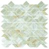 Daltile Pietra Divina Marble Natural Stone Framework Mosaic in Honed Namaste view 4
