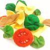 Pasta with broccoli, farfalle, bow tie pasta, felt play food for kids kitchen, pretend play for kids (beige, set 1 (farfalle, broccoli, chicken, tomatoes, basil)) view 3