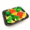 Pasta with broccoli, farfalle, bow tie pasta, felt play food for kids kitchen, pretend play for kids (beige, set 1 (farfalle, broccoli, chicken, tomatoes, basil)) view 4