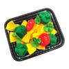 Pasta with broccoli, farfalle, bow tie pasta, felt play food for kids kitchen, pretend play for kids (yellow, set 2 (farfalle, broccoli, tomatoes, basil)) view 4