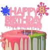 ChoJoy Slime 8th Birthday Cake Topper, 6.3x4.7in, Paper, 1 Count view 1