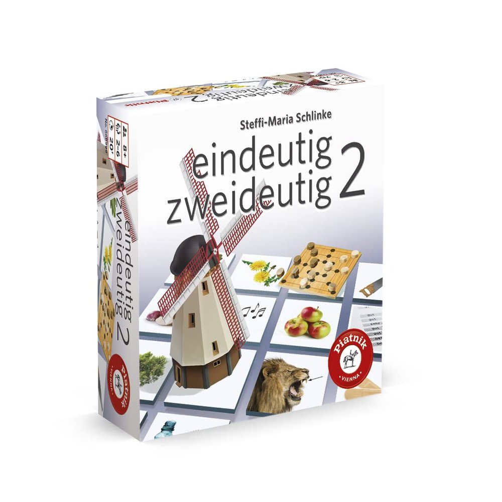 Piatnik 6689 Eindeutig Zweideutig 2 | Das etwas andere Memo | EIN Wort, Zwei Bedeutungen, Edition 2, Edition 2
