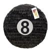 Number Eight Ball Piata Pool Themed Birthday Party Billiards Ball Piata Black Color 16 view 1