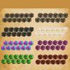 Color MTG Counter Dice Set Keyword Shield Life Counters with Dice Storage Bag for MTG TGG Table Games (72 Pcs) view 2