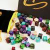 Color MTG Counter Dice Set Keyword Shield Life Counters with Dice Storage Bag for MTG TGG Table Games (72 Pcs) view 4