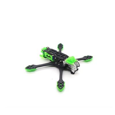 QWinOut MAK5 O3 Rack 3K Carbon Fiber Frame Kit for RC Quadcopter (Green)