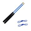 DSJUGGLING Fiberglass Diablo Sticks / Chinese Yoyo Diabolo Handsticks with Pro Slide diabolo String Set (Blue, 16"(40cm)) view 1