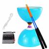 DSJUGGLING Fiberglass Diablo Sticks / Chinese Yoyo Diabolo Handsticks with Pro Slide diabolo String Set (Blue, 16"(40cm)) view 4
