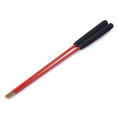 DSJUGGLING Fiberglass Diablo Sticks / Chinese Yoyo Diabolo Handsticks with Pro Slide diabolo String Set (Red, 16"(40cm))