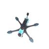 QWinOut MAK5 O3 Rack 3K Carbon Fiber Frame Kit for RC Quadcopter (Blue) view 1