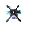 QWinOut MAK5 O3 Rack 3K Carbon Fiber Frame Kit for RC Quadcopter (Blue) view 2