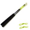 DSJUGGLING Fiberglass Diablo Sticks / Chinese Yoyo Diabolo Handsticks with Pro Slide diabolo String Set (Black, 18"(45cm)) view 1