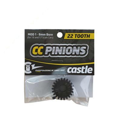 Castle Creations CC Pinion 22T-MOD 1 8MM BORE CSE010006527 Electric Car/Truck Option Parts