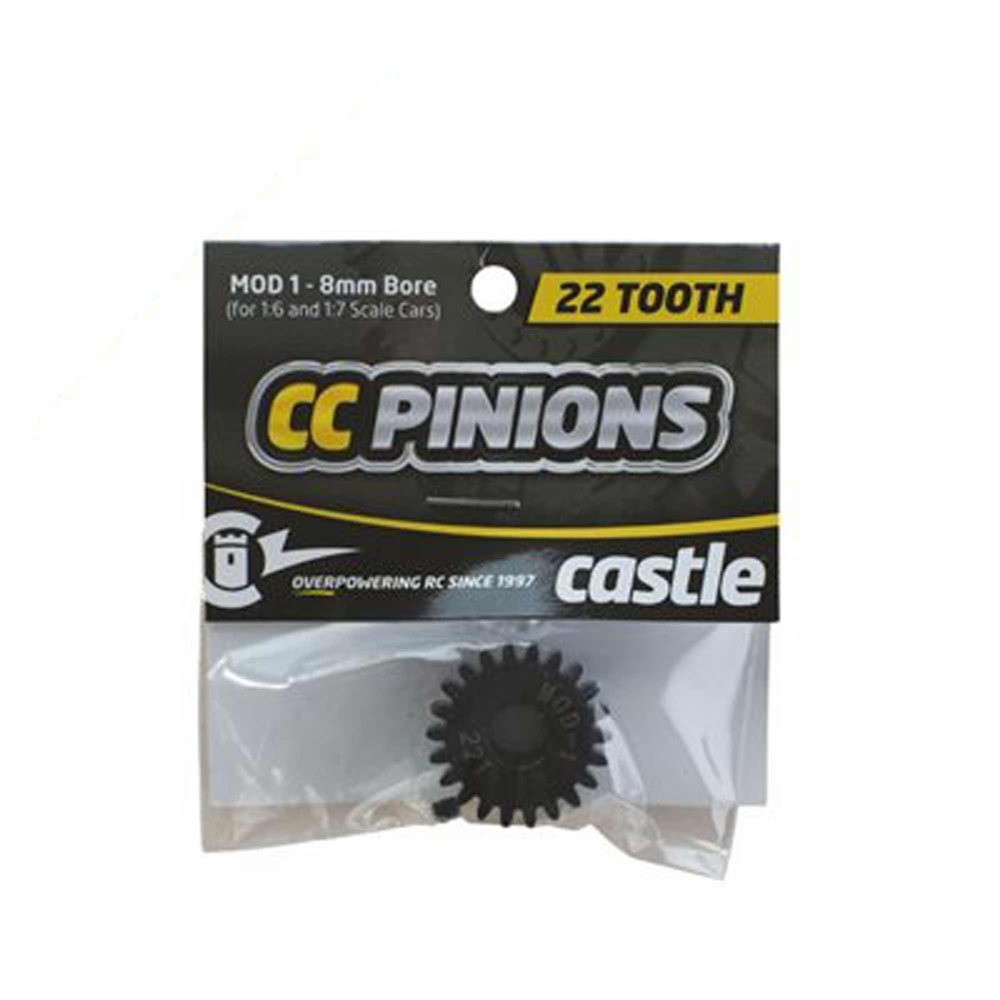 Castle Creations CC Pinion 22T-MOD 1 8MM BORE CSE010006527 Electric Car/Truck Option Parts