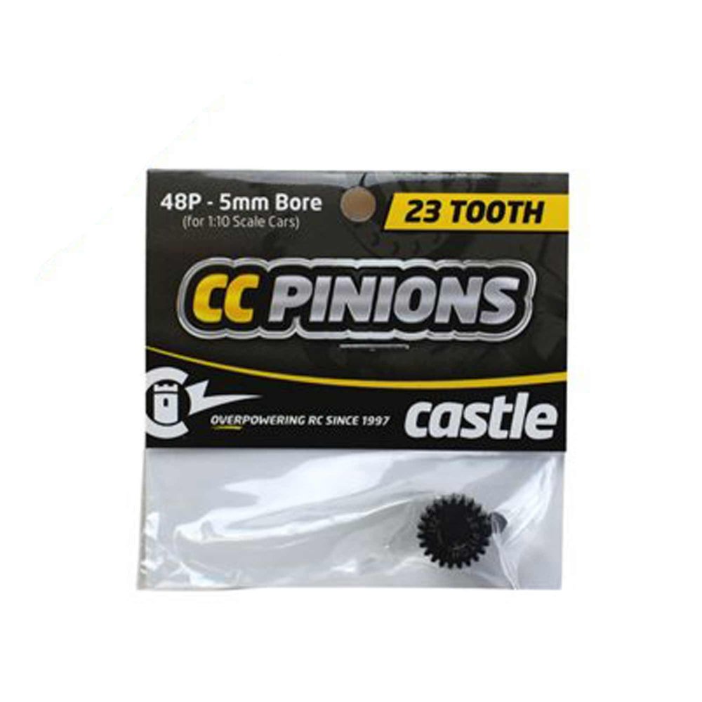 Castle Creations CC Pinion 23T-48 Pitch 5MM BORE CSE010006542 Electric Car/Truck Option Parts