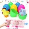 Tuzuaol 8 Pack Prefilled Easter Eggs with Colorful Wind-Up Jumping Bunnies and Chicks Toys for Novelty Easter Basket Stuffers, Filled Easter Egg for Easter Hunt Party Favors Supplies view 4