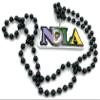 NOLA King Cake Design Mardi Gras Bead Necklace Spring Break Cajun Carnival New Orleans view 1