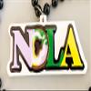 NOLA King Cake Design Mardi Gras Bead Necklace Spring Break Cajun Carnival New Orleans view 4